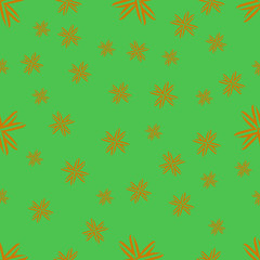 Gren flower meadow. Beauty rexture. Desing for textile, fabric. Vector illustration.