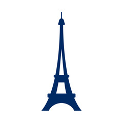 bastille day concept, eiffel tower icon, flat style