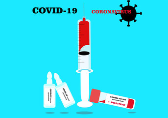 Design of syringe medical equipment and vaccines for corona virus