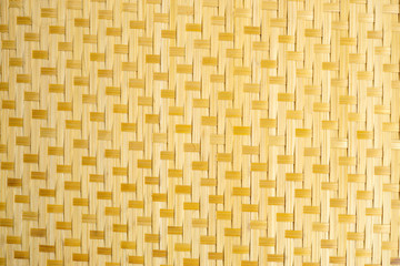 Texture and surface of bamboo weaved