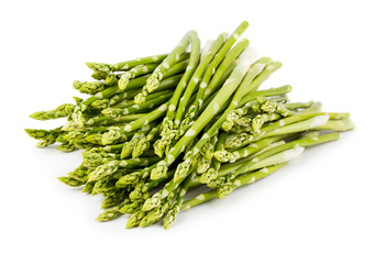 Delicious green fresh asparagus