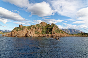 Obraz premium View of Islet of Ogliastra, Sardinia, Italy