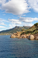 Fototapeta na wymiar View of Islet of Ogliastra, Sardinia, Italy