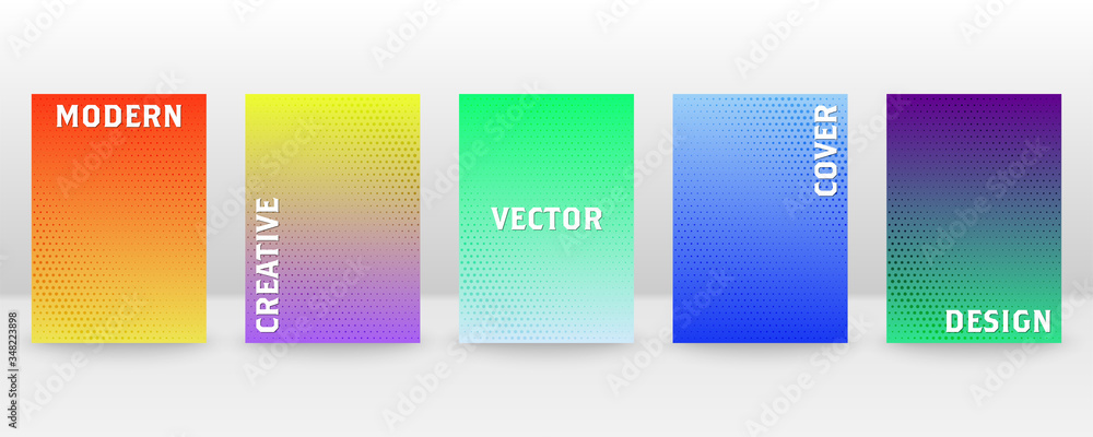 Poster minimal vector abstract cover notebook design. planner and diary cover for print. abstract design fo