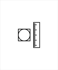 measurement icon,vector best line icon.