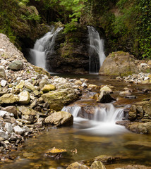Fototapeta premium Piminoro waterfall, in the Aspromonte national park.
