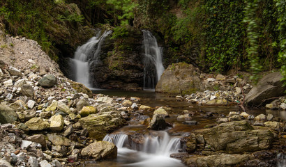 Obraz na płótnie Canvas Piminoro waterfall, in the Aspromonte national park.