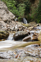 Piminoro waterfall, in the Aspromonte national park.
