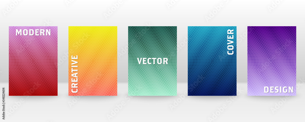 Poster minimal vector abstract cover notebook design. planner and diary cover for print. abstract design fo