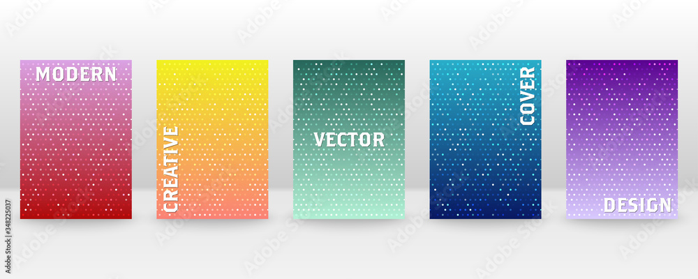 Poster minimal vector abstract cover notebook design. planner and diary cover for print. abstract design fo