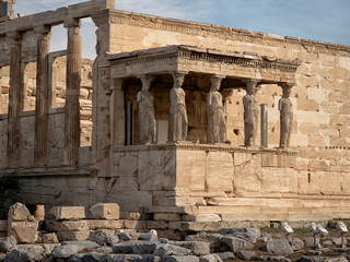 Obraz premium Athens, old city view of ancient ruins. Greece.