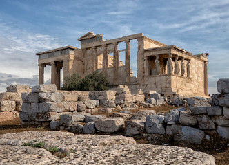 Fototapeta premium Athens, old city view of ancient ruins. Greece.