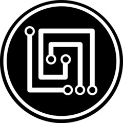 video camera icon on white background