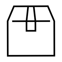 box package icon, line style