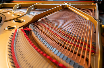 Grand Piano - Strings from the rear