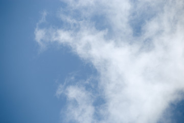 Clouds in a sunny day.