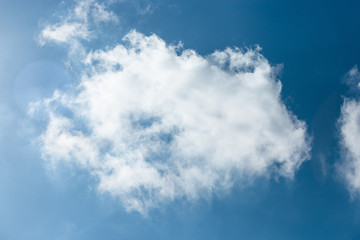 Clouds in a sunny day.