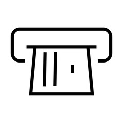 shopping online concept, payment symbol icon, line style