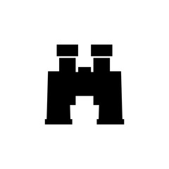 Obraz premium Binoculars icon, logo isolated on white background