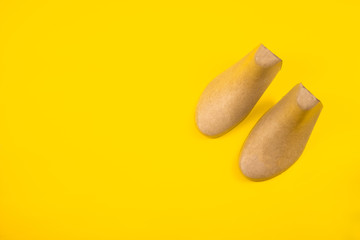 Liners made of boxed cardboard for better preserving the shape of shoes, protecting them from deformation during transportation and storage Copy space