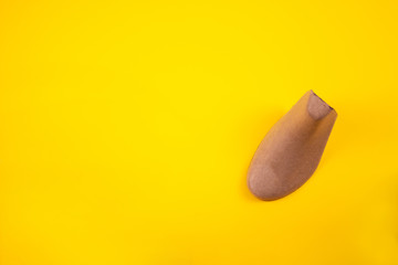 Liners made of boxed cardboard for better preserving the shape of shoes, protecting them from deformation during transportation and storage Copy space