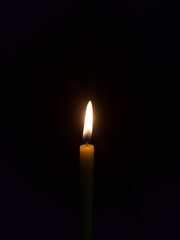 candle in the dark