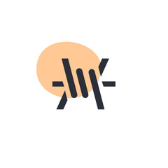 Barbed wire -  Icon