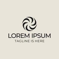 Design a mandala logo with a lollipop shape.