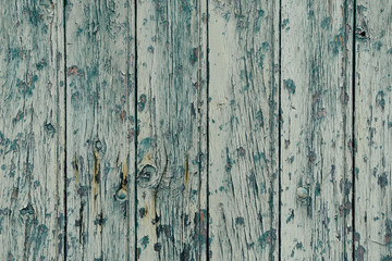 Planches lames en bois avec peinture usée - Arrière plan graphique grunge 