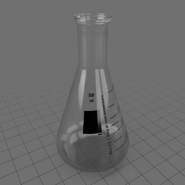 Laboratory erlenmeyer flask