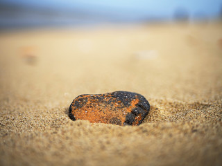 Heart shaped stone