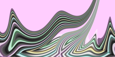 Abstract Art. Waves design background. Dynamic effect modern pattern design. 
