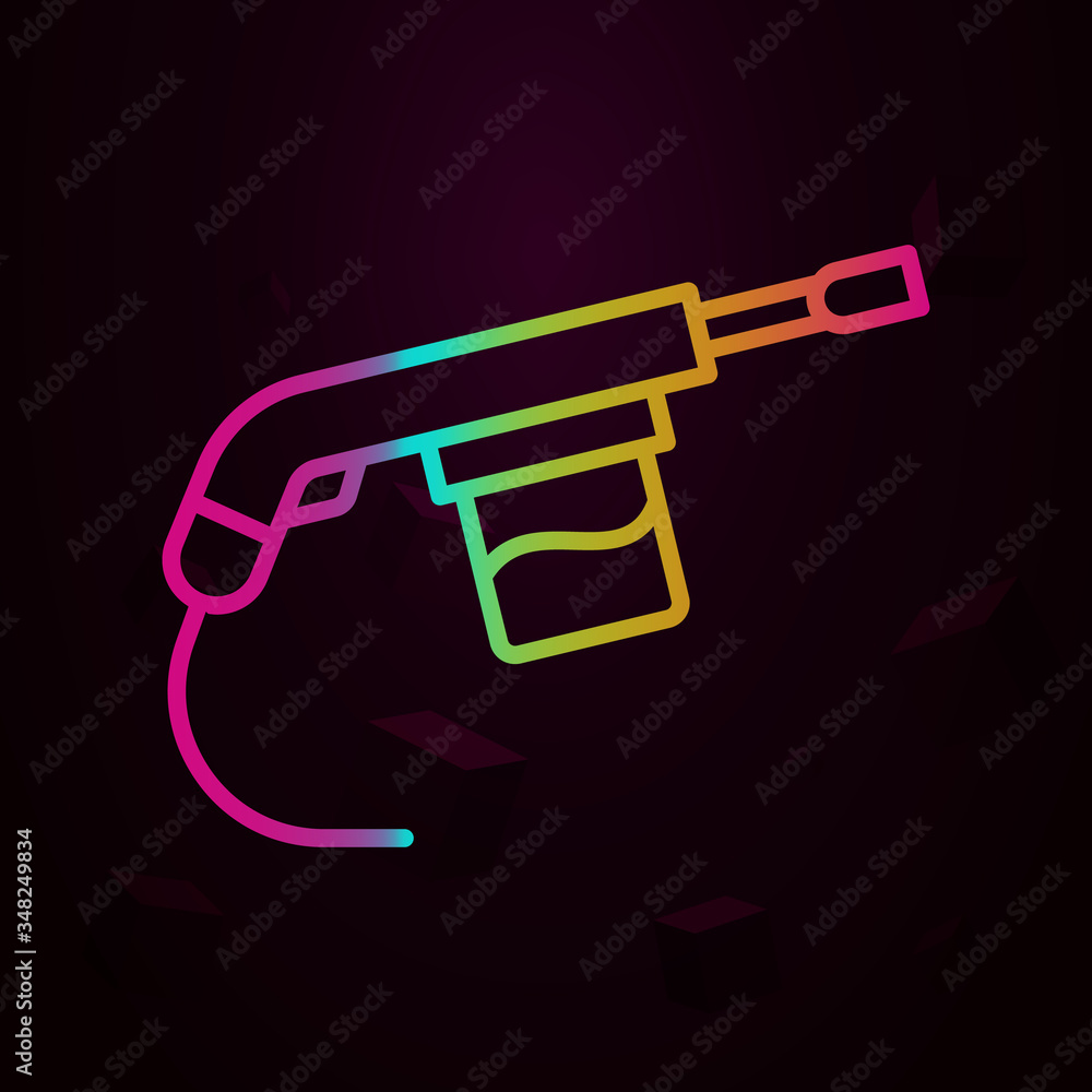Poster foam carwash nolan icon simple thin line, outline vector of car wash icons for ui and ux, website or
