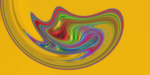 Abstract colourful background. Modern ART. Style incorporates the swirls of rainbow. 