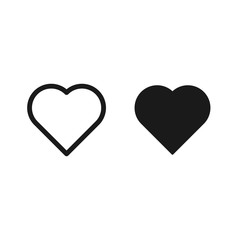 Heart icon. Vector Illustration