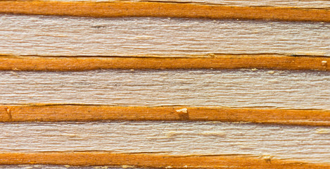 Larch board close up.