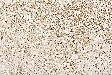 Close up of autoclaved aerated concrete.