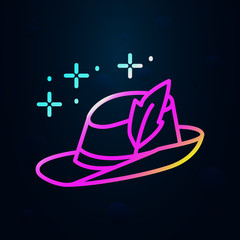 Hat, german nolan icon. Simple thin line, outline vector of oktoberfest icons for ui and ux, website or mobile application