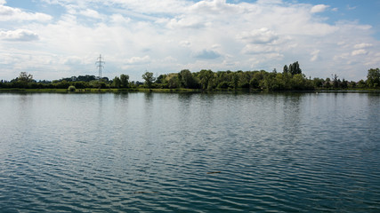 Photography of the lake in Reichstett
