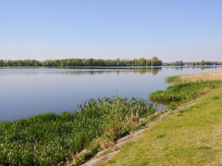 Beautiful place outside near the lake