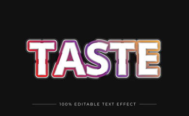 Modern editable creative text effect.Elegant text style 