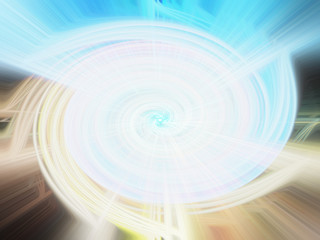 Abstract circle Light Fibers all colors sparkling universe nebula space