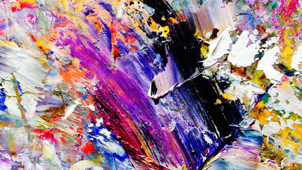 Colorful abstract background wallpaper. Modern motif visual art.  Mixtures of oil paint. Trendy...