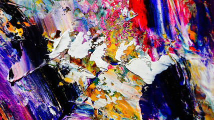 Colorful abstract background wallpaper. Modern motif visual art.  Mixtures of oil paint. Trendy hand painting canvas. Wall decor and Wall art prints Idea.  3D Texture.Colorful abstract 