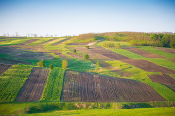 View of the Fields and Agricultural Parcel. Agricultural plots © bymandesigns