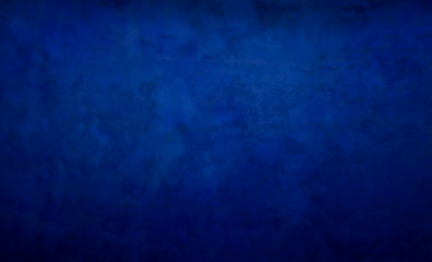 Fototapeta na wymiar Blue background, old paper texture in dark blue color, elegant rich studio background with blurred soft marbled paint design