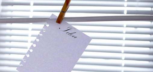 Business Words on notepad. New idea.
