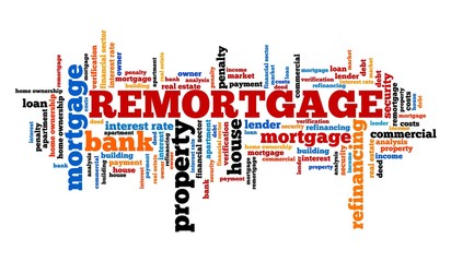 Remortgage word cloud