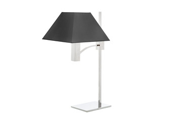 Modern table lamp with small white lampshade