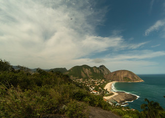 Fototapeta premium Beach and mountains